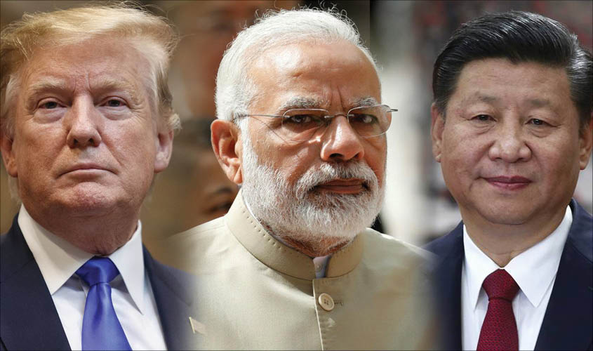 Trump, Modi, Xi Jinping
