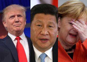 Trump, Xi, Merkel, China