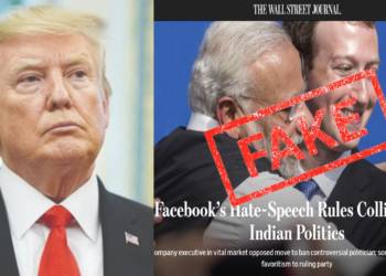 WSJ, Facebook, left, right