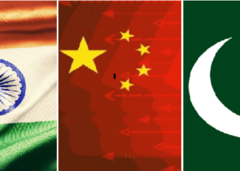 China, Pakistan, India