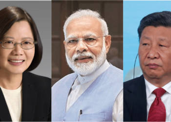 Taiwan, China, India