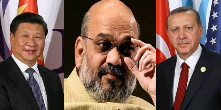 Amit Shah, FCRA, Turkey, China