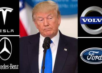 Donald Trump, Tesla, Volvo, Mercedes-Benz, Ford, Trump, China