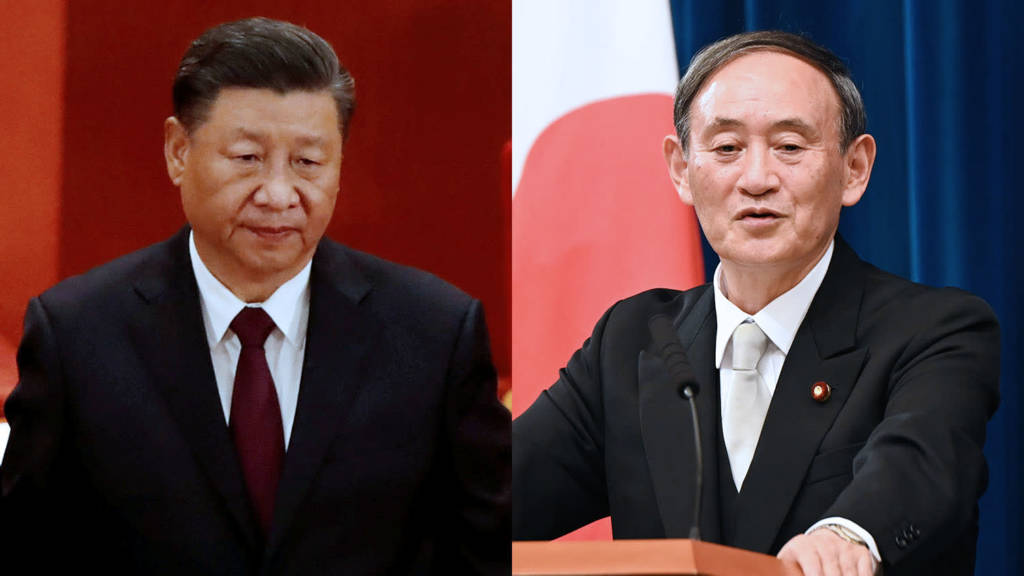 Japan Remove term: China ChinaRemove term: Yoshihide Suga Yoshihide SugaRemove term: Xi Jinping Xi Jinping
