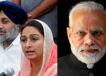 Punjab, PM Modi, Sukhbir Singh Badal, Harsimrat Kaur, Akali Dal, NDA, BJP, SAD, Akali Dal