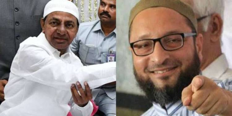 KCR, Telangana, Muslims, Owaisi