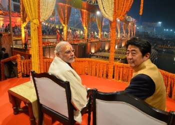 Japan, Abe, India