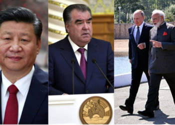 Tajikistan, China, Russia