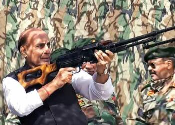 Rajnath Singh will perform “Shastra Pooja” right at China’s nose