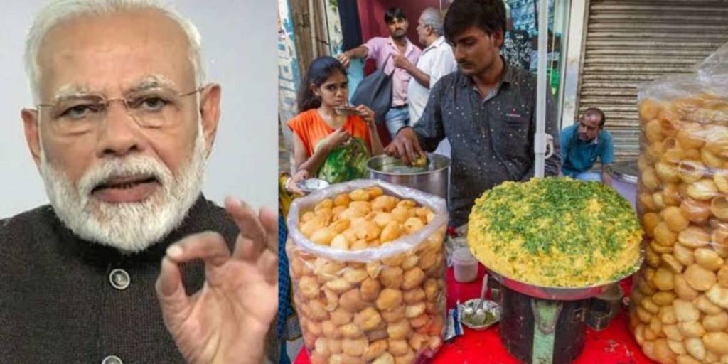 Modi, street food vendors