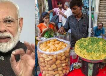 Modi, street food vendors