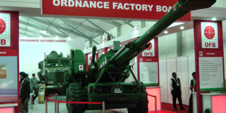 Indian Army, Ordnance Factory board, OFB