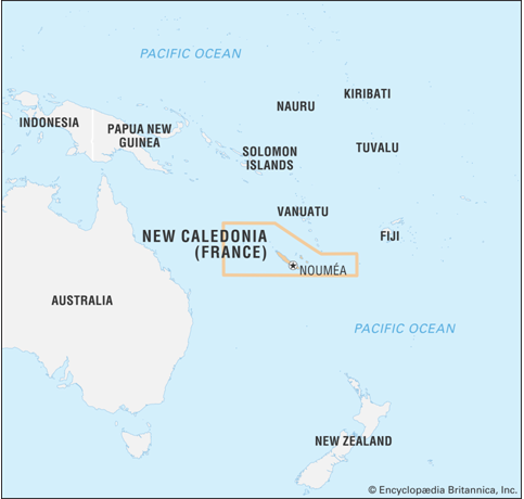 New Caledonia, France, French, China