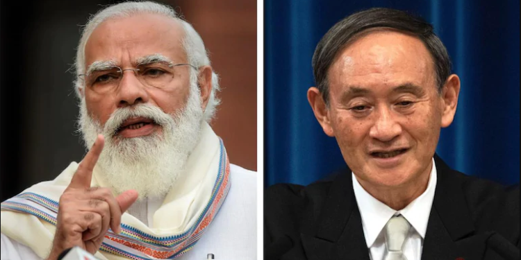 India, Japan, China