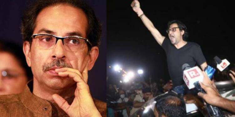 Shiv Sena, Arnab Goswami, Republic