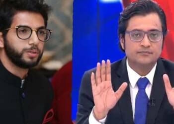 Aaditya Thackeray, Arnab goswami