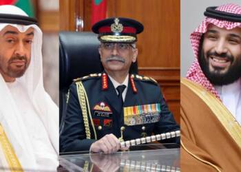 Saudi Arabia, General MM Naravane, Indian Army Chief
