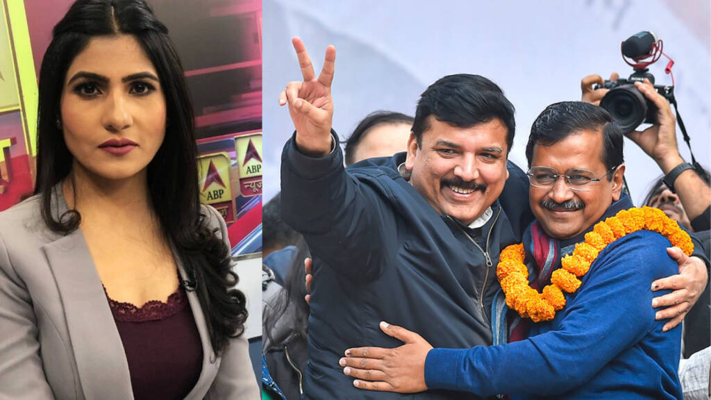 Rubika Liyaquat, Sanjay Singh, AAP, Kejriwal, farm laws