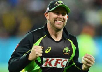 Ben Dunk celebrating wicket