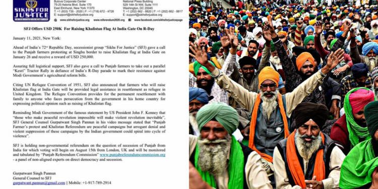 Sikhs for Justice, Farmers