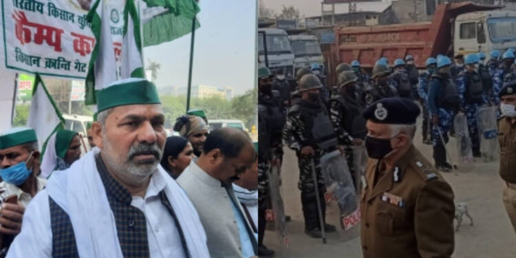 Delhi Police, Tikait, farmers, Parliament