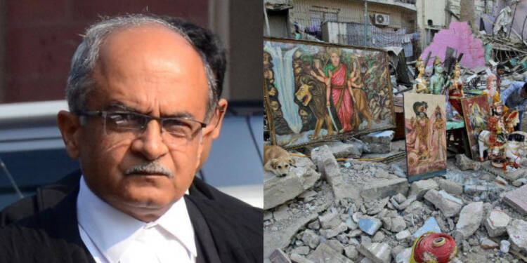 Madhya Pradesh, Prashant Bhushan, Pakistan, temple vandalisation