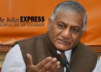 Indian Express, General VK Singh
