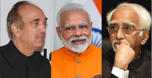 Ansari, Ghulam Nabi Azad, PM Modi
