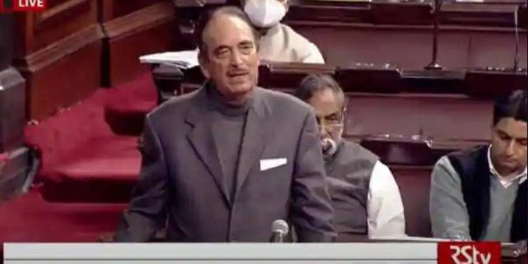 ghulam nabi azad rajya sabha congress