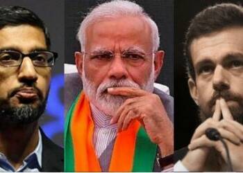 Google, Twitter, Modi government