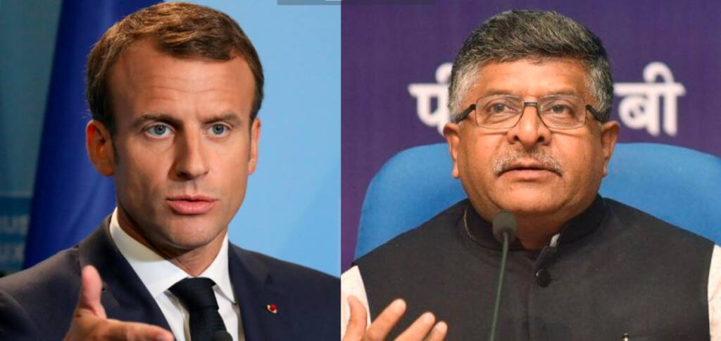 Prasad, Macron, India