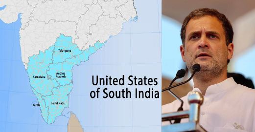 Rahul Gandhi, North India, South India