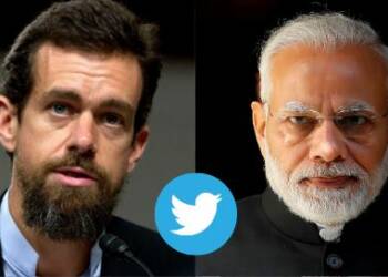 Twitter, Modi government