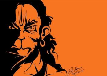 warrior angry hanuman