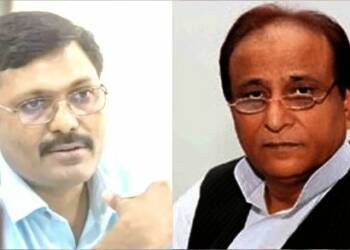 DM Anjaney Kumar Singh, Azam Khan