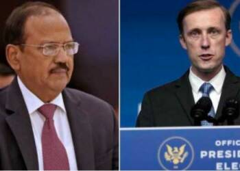 Ajit Doval, American NSA Jake Sullivan, Joe Biden