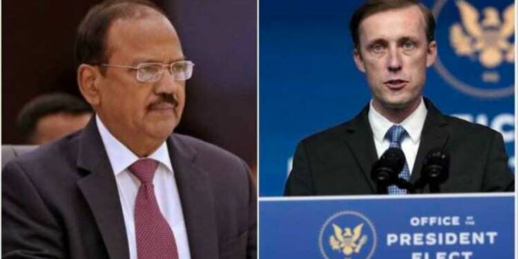 Ajit Doval, American NSA Jake Sullivan, Joe Biden