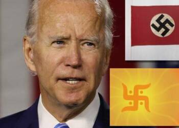 Biden, USA, Swastika, Hindu
