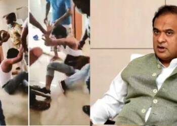 Himanta Biswa Sarma, Assam, mob