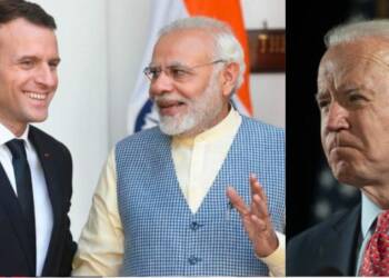 Joe Biden, Emmanuel Macron