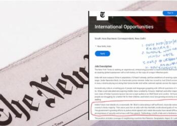 New York Times, PM Modi