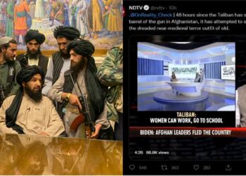 NDTV, Taliban