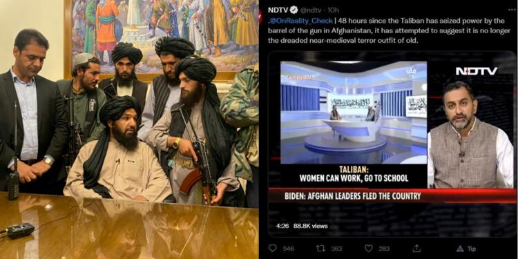 NDTV, Taliban
