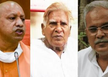 Baghel arrested his own Brahmin-hating father before Yogi could, comically strategic play