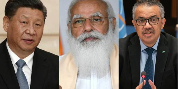 Modi, WHO, Jinping, China,