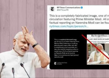 Narendra Modi, The New York Times, PM Modi, meme, morphed image, India