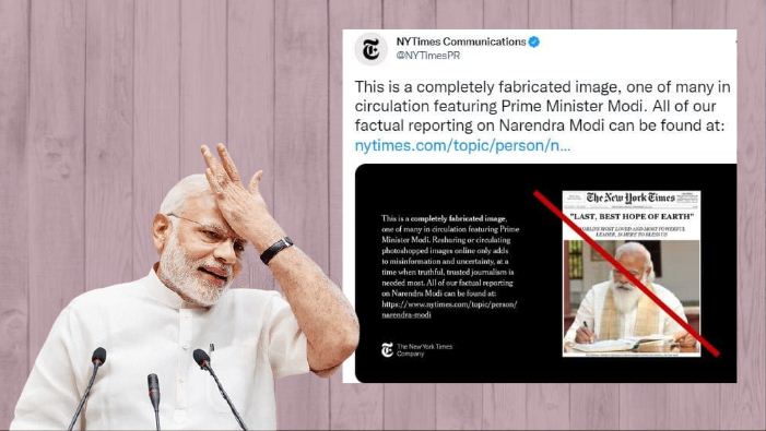 Narendra Modi, The New York Times, PM Modi, meme, morphed image, India