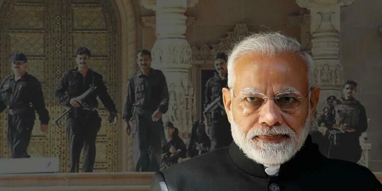 Akshardham, Modi, attack