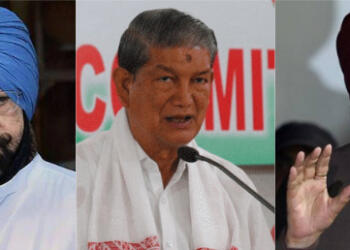 Navjot Singh Sidhu, Amarinder Singh, Harish Rawat, Punjab, Congress