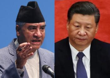 Deuba, Jinping, Nepal, China